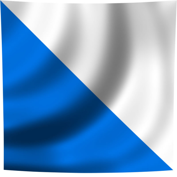 Kantons-Flagge Zürich
