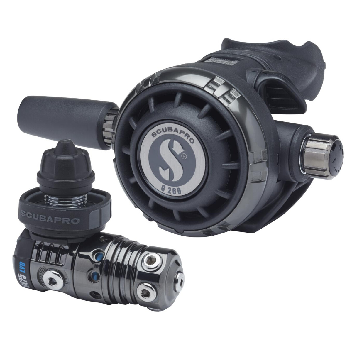 Scubapro MK25 EVO/G260 BLACK TECH Auf Be box